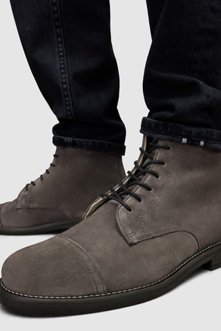 Boots em nobuck - Cinzento