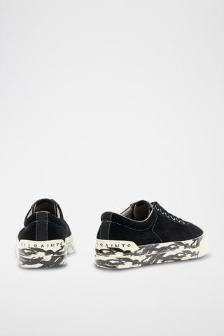 Sapatilhas com plataforma em nobuck - Preto
