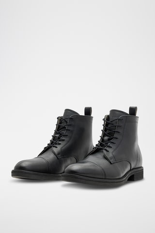 Boots de couro - Preto