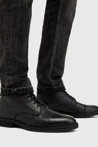 Boots de couro - Preto