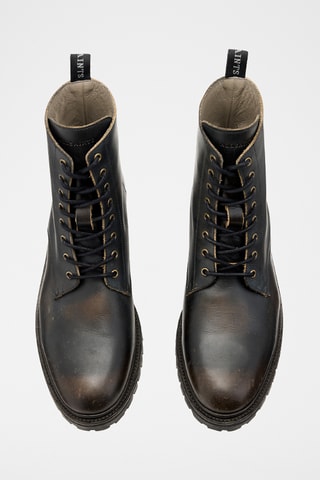 Boots de couro - Castanho-escuro