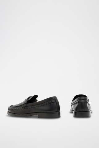 Mocassins em couro Eclipse - Preto