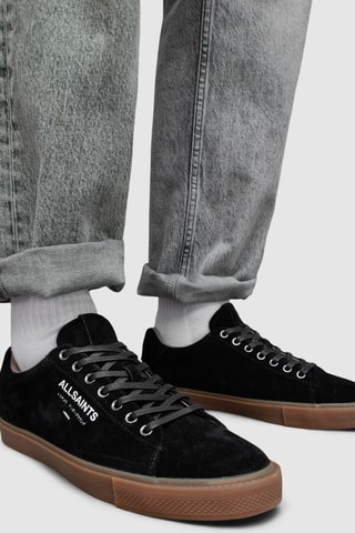 Sapatilhas em nobuck - Preto