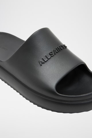 Mules com plataforma - Preto