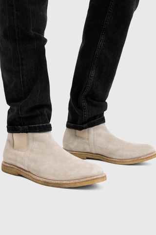Botins Chelsea em nobuck - Cinzento
