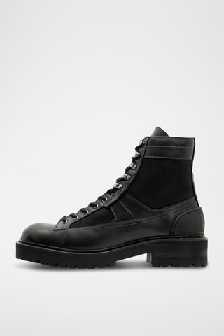 Boots em couro - Preto