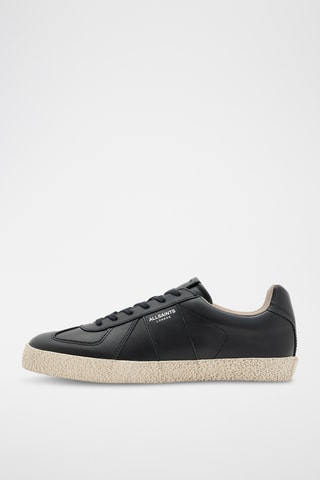 Sapatilhas em couro - Preto