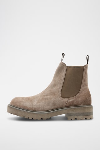 Botins Chelsea em nobuck - Toupeira