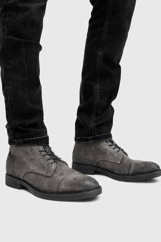 Boots em nobuck - Cinzento