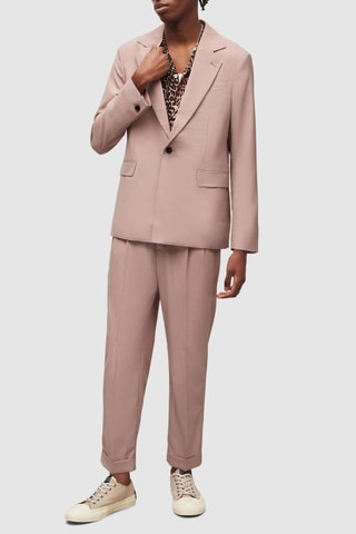Blazer em lã - Rosa