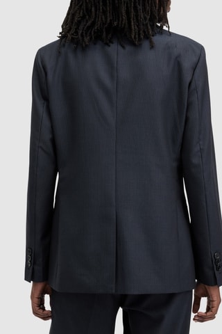 Blazer relaxed em lã - Azul