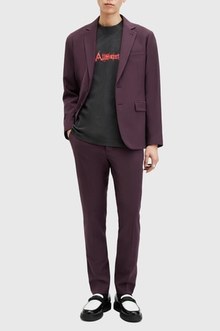 Blazer slim em lã Jen - Violeta