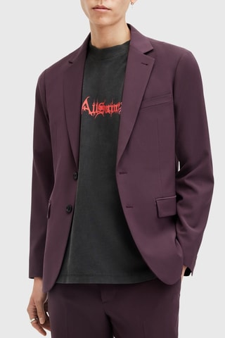 Blazer slim em lã Jen - Violeta