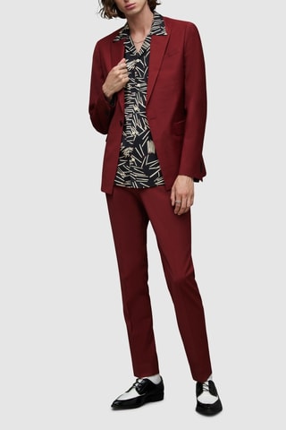 Blazer em lã Tana - Vermelho
