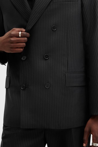 Blazer relaxed em lã - Antracite