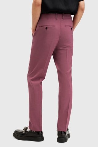 Calças de costume em lã - Rosa