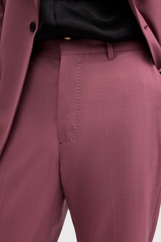 Calças de costume em lã - Rosa