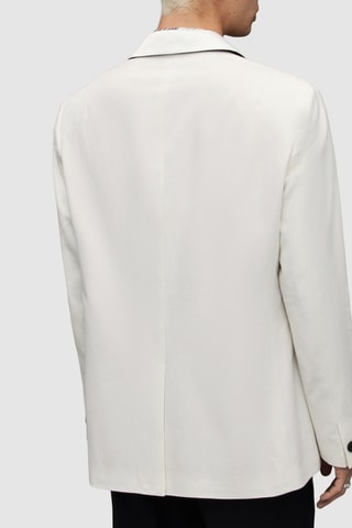 Blazer em lã - Esbranquiçado