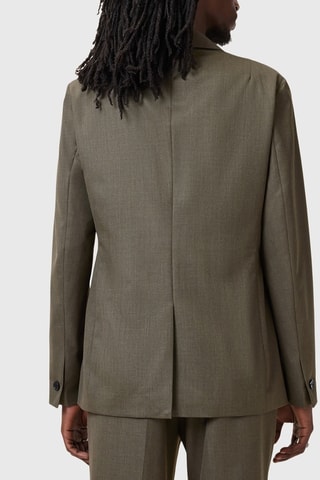 Blazer relaxed em lã - Caqui