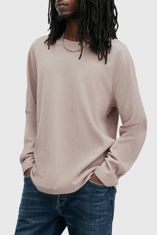 Pull relaxed en coton biologique - Taupe