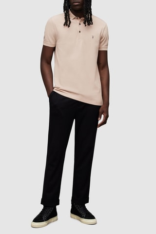Polo regular en coton biologique - Rose