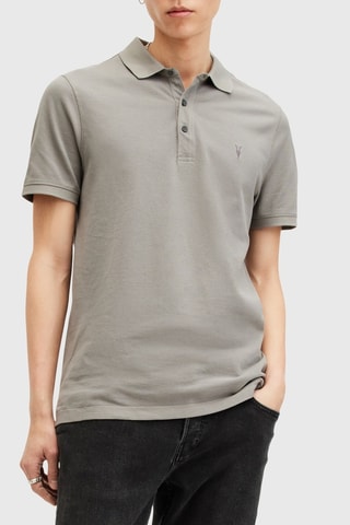 Polo slim en coton biologique - Gris