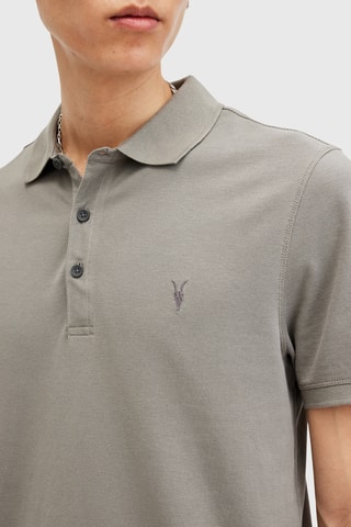 Polo slim en coton biologique - Gris