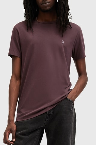 T-shirt slim en coton biologique - Rouge