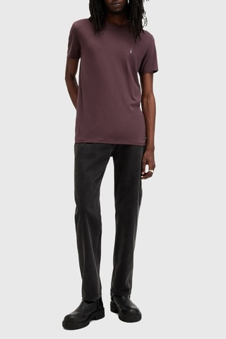 T-shirt slim en coton biologique - Rouge