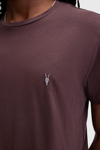 T-shirt slim en coton biologique - Rouge