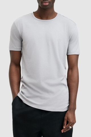 T-shirt slim en coton biologique Osa - Gris clair