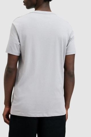T-shirt slim en coton biologique Osa - Gris clair
