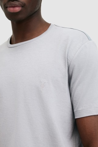 T-shirt slim en coton biologique Osa - Gris clair