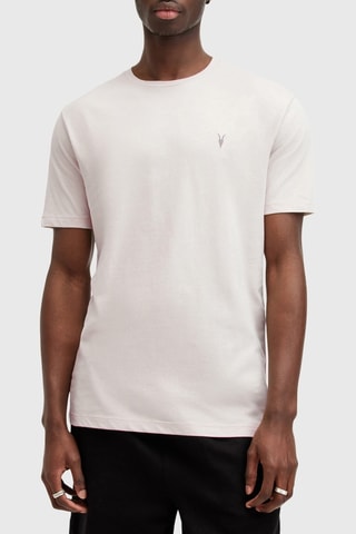 3 t-shirts slim en coton biologique Disarm - Beige et noir