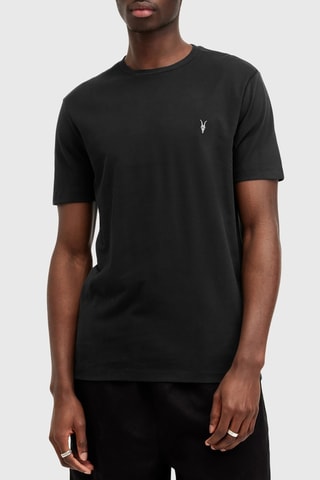3 t-shirts slim en coton biologique Disarm - Beige et noir
