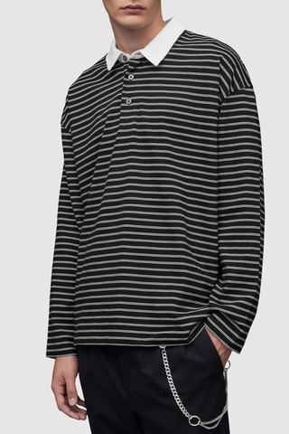 Polo en coton biologique - Noir