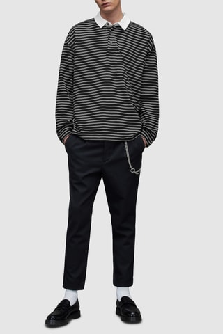Polo en coton biologique - Noir