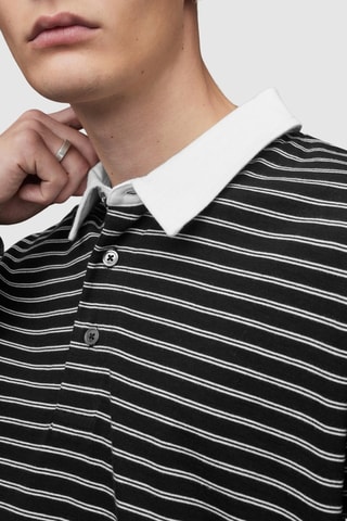 Polo en coton biologique - Noir