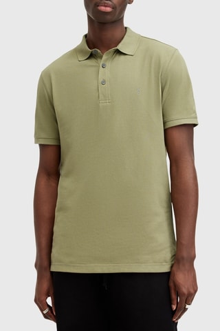 2 polos slim - Vert et blanc