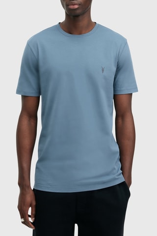 3 t-shirts slim et gris - Bleu et gris
