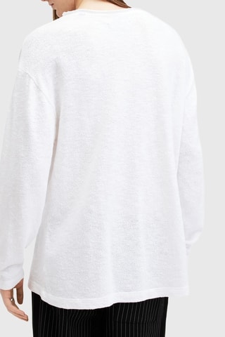 T-shirt oversize - Blanc