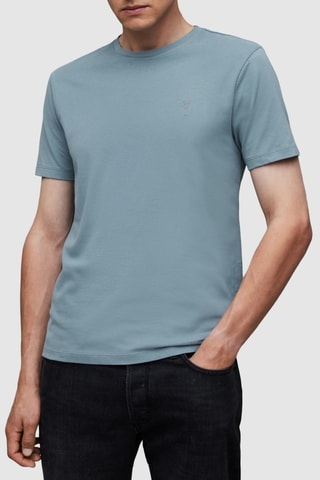 3 t-shirts slim en coton biologique - Ciel