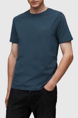 3 t-shirts slim en coton biologique - Ciel