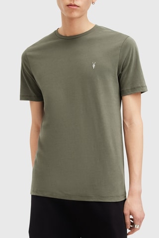 3 t-shirts slim - Vert et noir
