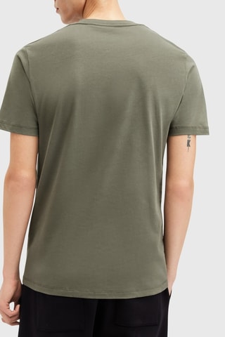 3 t-shirts slim - Vert et noir