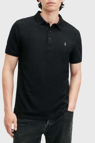 2 polos slim en coton biologique - Noir et marron