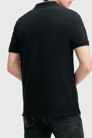 2 polos slim en coton biologique - Noir et marron