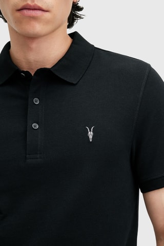 2 polos slim en coton biologique - Noir et marron