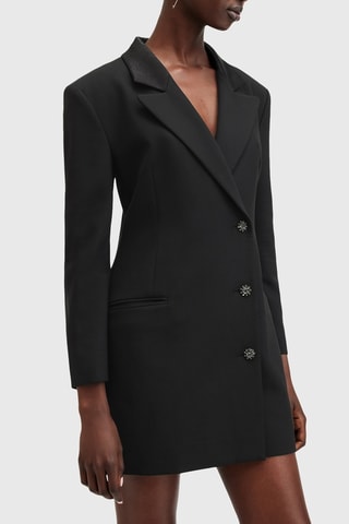 Vestido-camisa - Preto