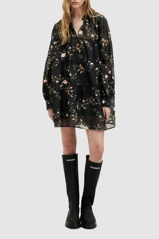 Vestido estilo patinadora - Preto